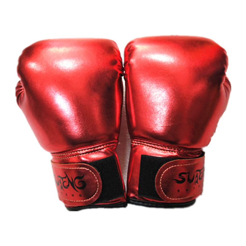 Sagitar película de metal guantes de boxeo para niños Sanda saco de arena de boxeo guantes de boxeo pequeños espuma de esponja que forma el forro