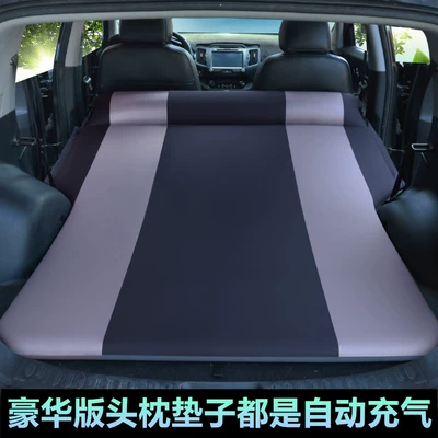 Bed Automatic Inflatable Mattress — Vehicle-mounted inflatable bed - deluxe-edition-a-black-gray-black-arc