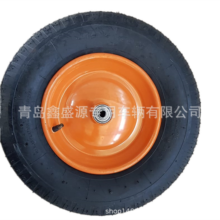 出口美国市场16寸1000LBS拖车轮  拖车顶轮 充气轮  PU轮 实心轮