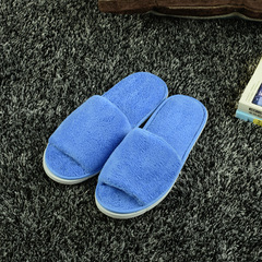 Super five-star hotel coral velvet slippers non-slip non-disposable home hospitality hotel bed and breakfast beauty salon slippers