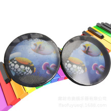 奥尔夫儿童打击乐器海浪鼓8寸10寸海洋鼓音效器大海声小鼓