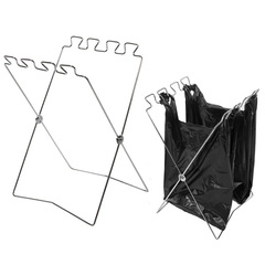 Export outdoor garbage bag holder sundry storage rack hanger foldable portable storage bracket wholesale