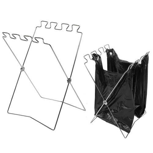 Export outdoor garbage bag holder sundry storage rack hanger foldable portable storage bracket wholesale