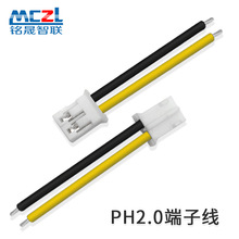PH2.0端子线 智能补光灯板连接线 卧式贴片连接器 加湿器线束