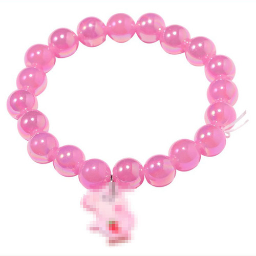 Children's Day Cartoon Bracelet for Girls and Boys, Plastic Bracelet, Princess Accessories and Decorations, Baby Bracelet and Beads