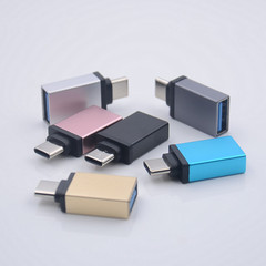USB3.0轉type-c micro 轉接頭 u盤otg轉換頭tpc適用華為小米手機