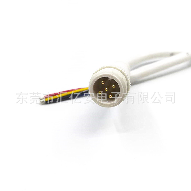 M8 M10 M12 防水线 电源线材  转接连接线传感器工业耐用耐火