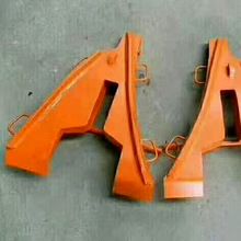 铁路工务器材车轮上道器 矿用轨道上道机 钢轨复轨器人字形复轨器