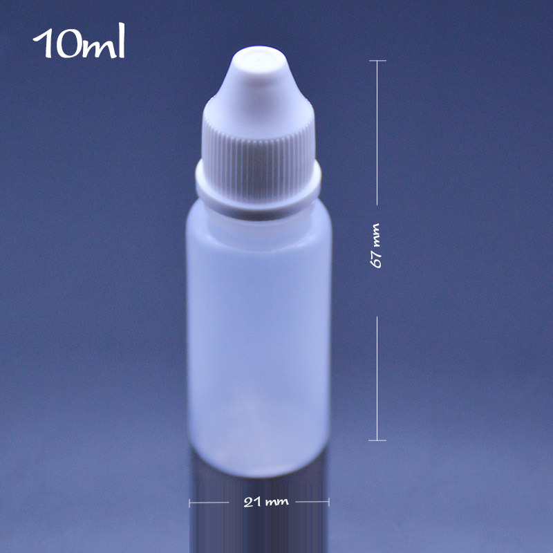 10mlLDPE带内塞单盖滴瓶香水分装油墨灌装液体精油塑料瓶小容量