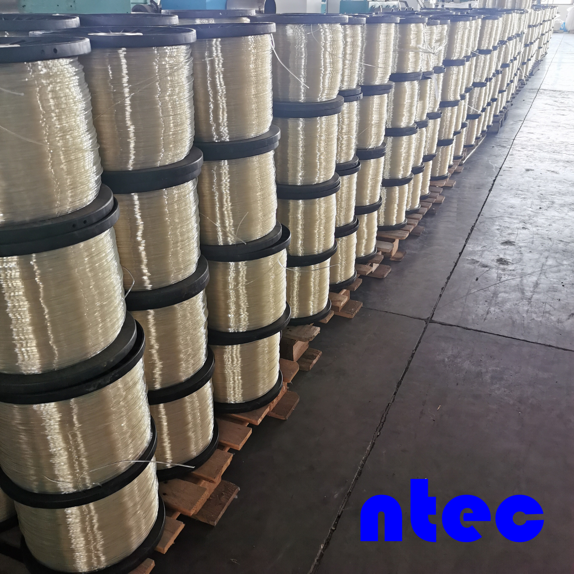 厂家直供 聚酯塑钢线 温室大棚 拉幕用线2.2mm 本白透明量大优惠