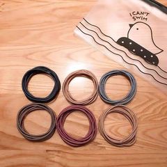 Seamless Elastic Hair Tie Zipper Bag Korean Style Adult Hairband for Women Colorful Hair Accessory Gentle on Hair Cute Headband