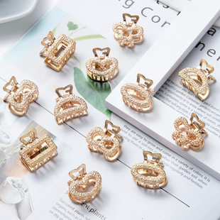 Hairpins, hairgrip, geometric small crab pin