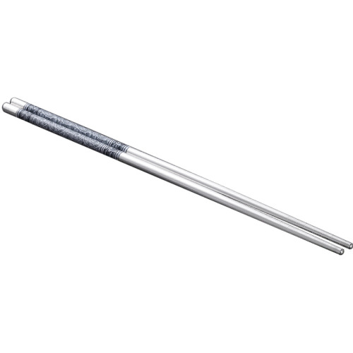 Food-grade stainless steel chopsticks for home use high-looking long chopsticks kitchen tableware restaurants universal chopsticks wholesale