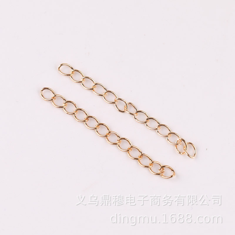 Accesorios de joyería Cadena de material Cadena de cola de 5cm Cadena de ajuste Cadena de extensión Collar Cadena de extensión Cadena de cola de 7cm Cadena de extensión Collar Exalargo