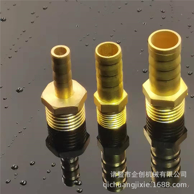 批量销售 黄铜外牙宝塔 铜外丝宝塔出气嘴 铜外螺纹宝塔接头