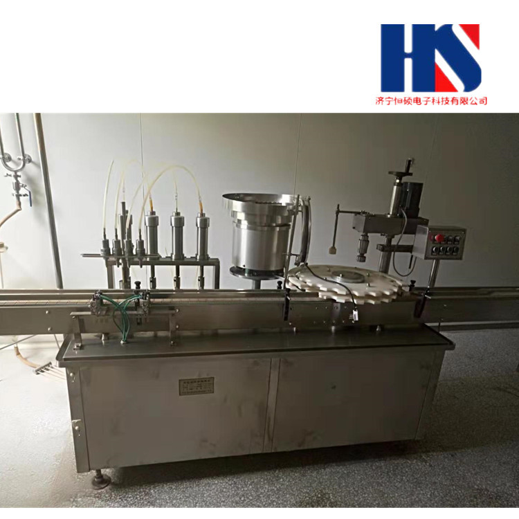 新型灌装旋盖机HSGX四头液体灌装螺纹盖（旋轧盖机批发）