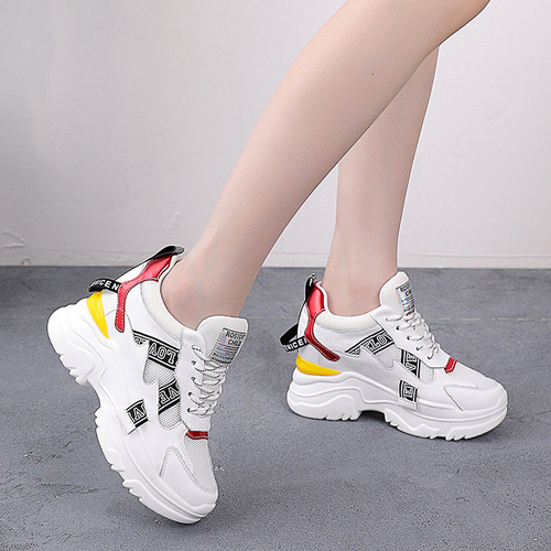 Trendy Sunday Dad Shoes  Spring and Autumn Women's Shoes New Internet Celebrity Sports and Casual Shoes Thick Sole Heightening Xiaobai