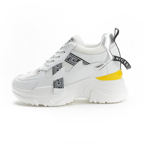 Trendy Sunday Dad Shoes  Spring and Autumn Women's Shoes New Internet Celebrity Sports and Casual Shoes Thick Sole Heightening Xiaobai