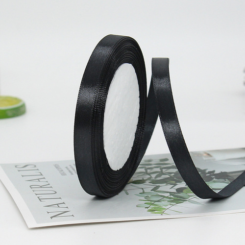 Manufacturer wholesale black webbing ribbon gift decoration ribbon packaging ribbon wholesale