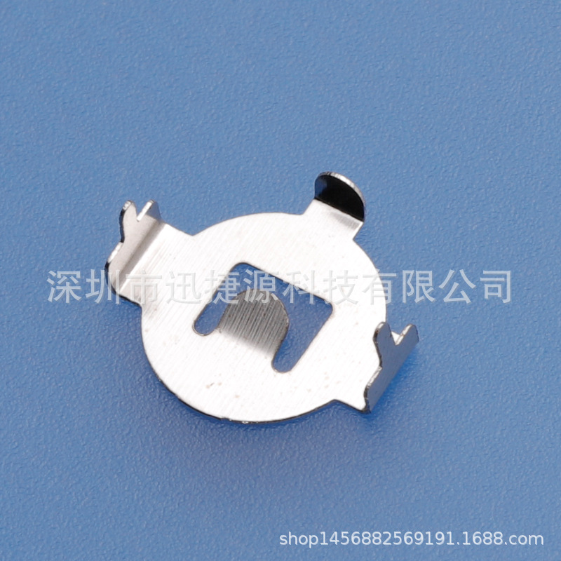 CR1220固定座电池夹CR1220电池片 五金电池扣