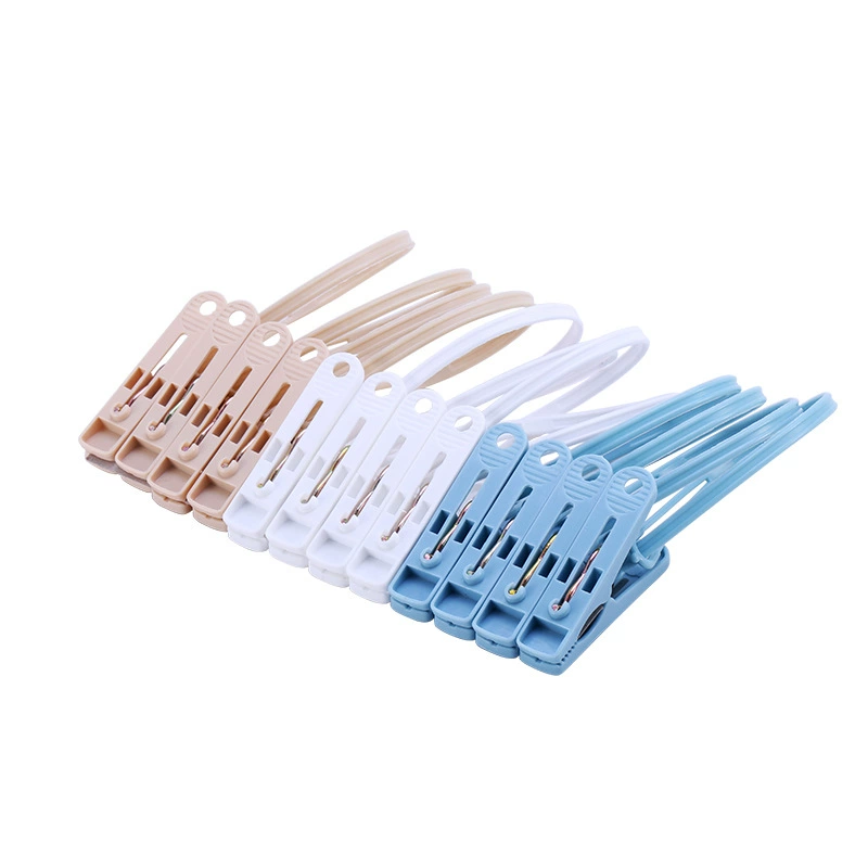 Windproof universal handheld plastic hanger for traveling, towel, socks, drying rack