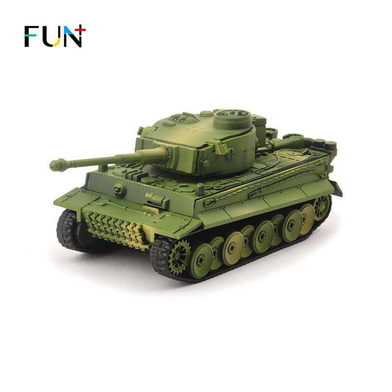 Lejia World War II Tiger Tank 4D Assembled Military Model 1:72 Block Puetic Building Blocks Assembled Toys and Gifts