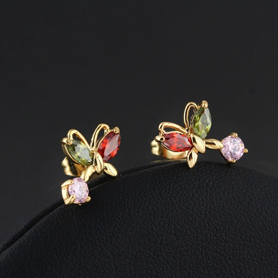 Серьги из платины и циркония, золото, AliExpress, Amazon, 18 карат, оптовая продажа