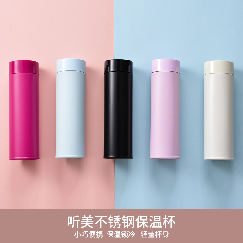 Xiaomi mismo 304 ventosa de acero inoxidable taza regalo del negocio simple luz lujo agua letras LOGO al por mayor