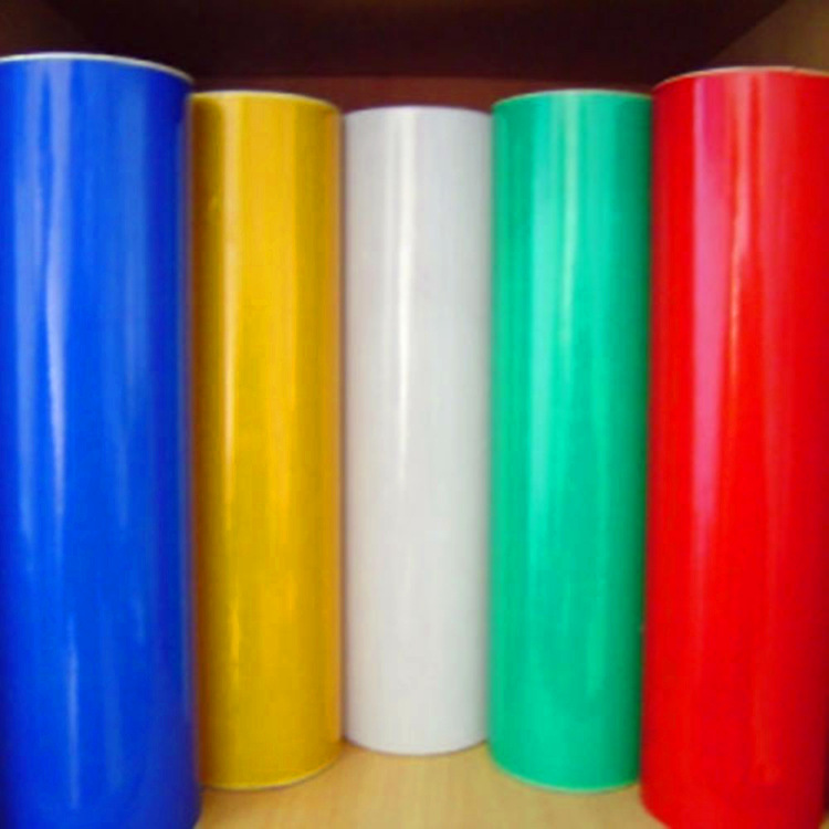 厂家批发PET广告级反光膜3100刻字反光贴纸广告交通工程反光材料