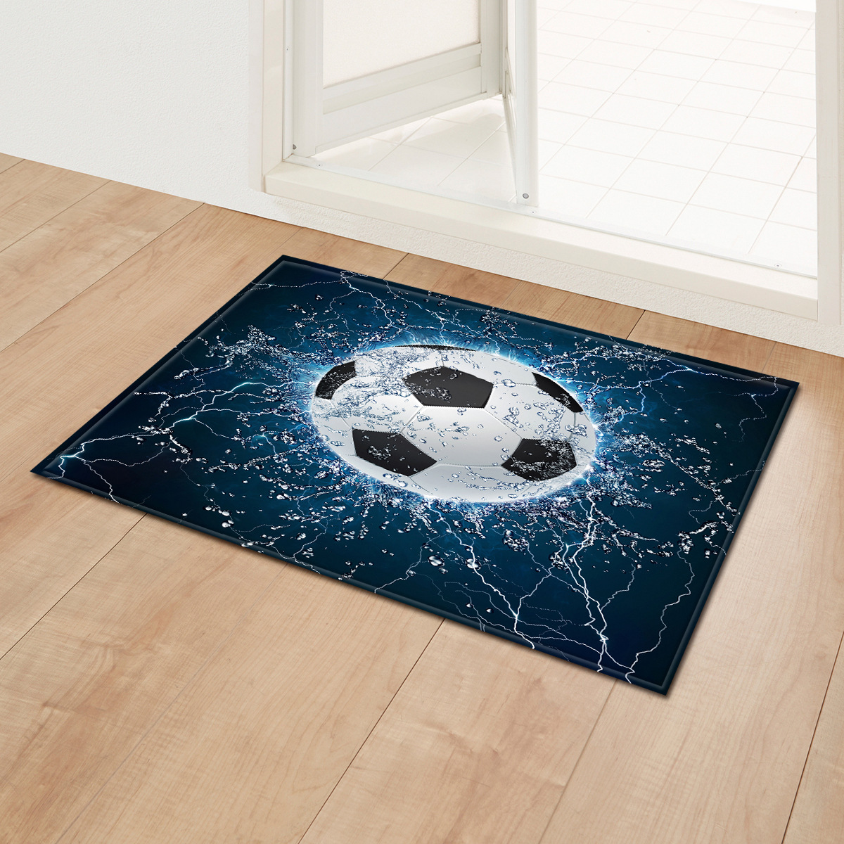 Entrada de bienvenida pequeña alfombra de piso transfronterizo absorbente antideslizante alfombra de piso baño dormitorio sala de estar puerta alfombra de bienvenida