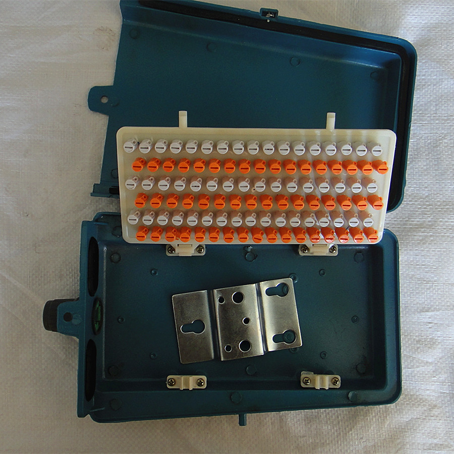 厂家批发铝合金电话分线箱 50对室外旋卡式电缆分线盒