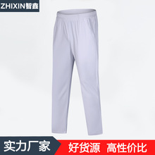 篮球训练运动裤男款薄款宽松速干直筒休闲运动长裤