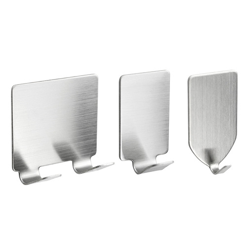 304 nail-free stainless steel hook kitchen living room storage hook multi-functional door single hook stainless steel small hook