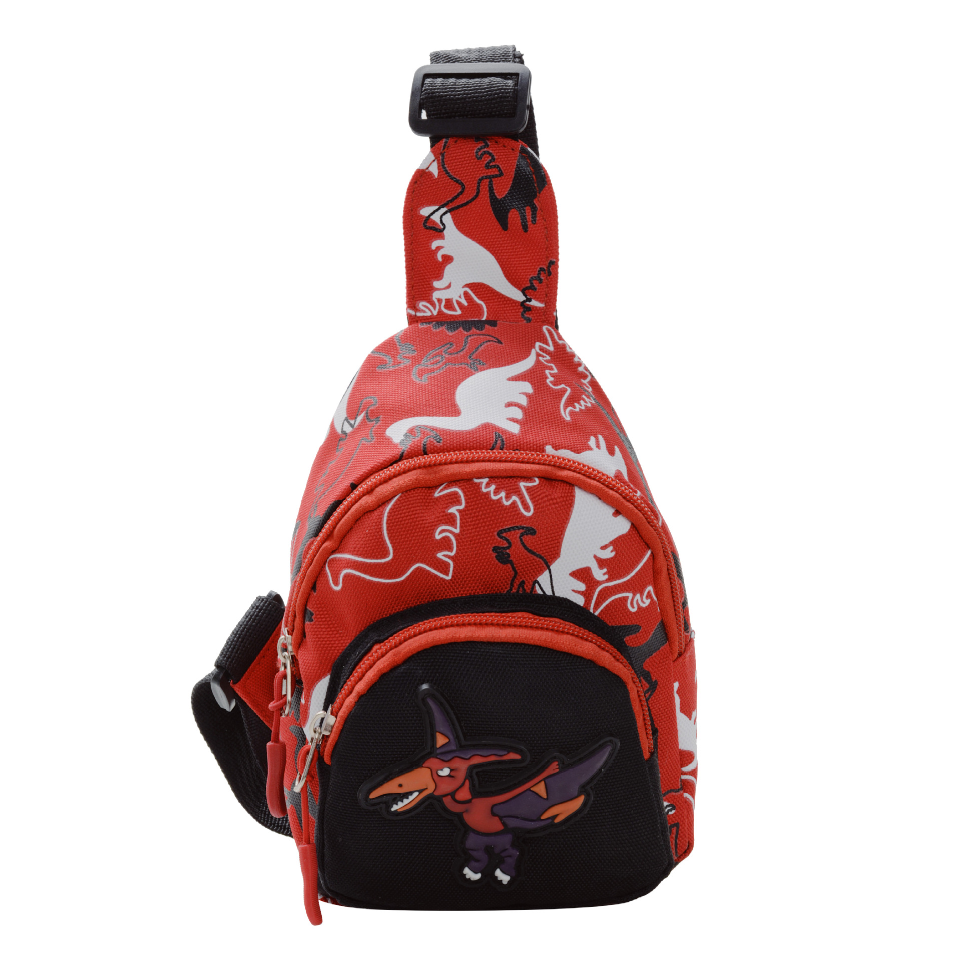 Bolsa de cintura para niños de comercio exterior 2020 nueva bolsa de pecho de dinosaurio lindo camuflaje de dibujos animados bebé crossbody monedero bolso de los niños
