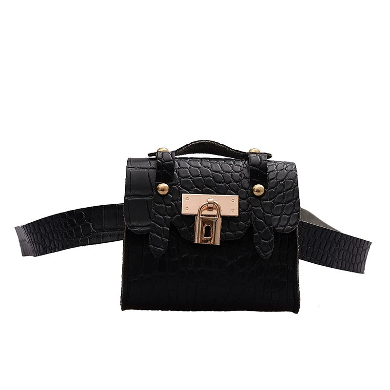 Брендовая belt bag, сумка через плечо, маленькая цепь, сумка для телефона, рисунок крокодила