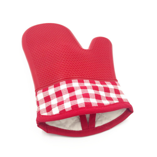 Short Silicone Microwave Heat Insulating Anti-Scald High-Temperature Resistant Heatproof Non-Slip Oven Baking Direct Manufacturer Wholesale