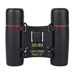 AliExpress Amazon cross-border e-commerce hot sale 30x60 cherry blossom telescope coated with red film mini binoculars outdoor