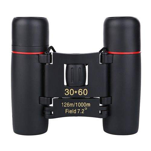 AliExpress Amazon cross-border e-commerce hot sale 30x60 cherry blossom telescope coated with red film mini binoculars outdoor