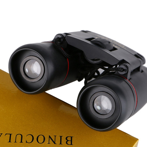 AliExpress Amazon cross-border e-commerce hot sale 30x60 cherry blossom telescope coated with red film mini binoculars outdoor