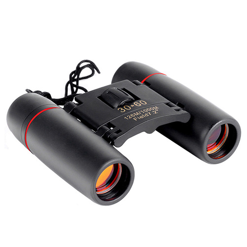 AliExpress Amazon cross-border e-commerce hot sale 30x60 cherry blossom telescope coated with red film mini binoculars outdoor