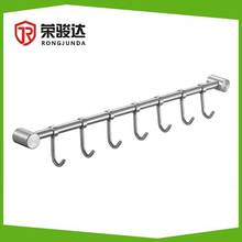 厂家供应砂光不锈钢活动衣勾浴室挂墙式置物衣钩卫生间毛巾架批发