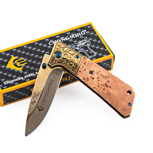 Outdoor folding knife high hardness survival fruit knife portable knife sharp self-defense small knife survival foldable