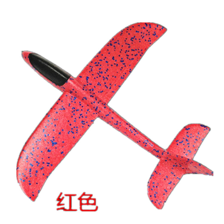 Ep emisor de luz eléctrico helicóptero de deslizamiento Lanzamiento de mano modelo de avión ensamblado espuma tiro de mano columpio pequeño avión de juguete