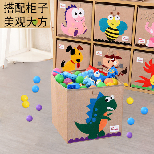 Storage box cartoon children's toy storage basket baby clothing storage box home use storage box clothing storage