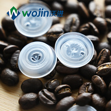 广东厂家内膜塑料袋透气孔 单向自动排气阀 高质量PP塑料出气阀