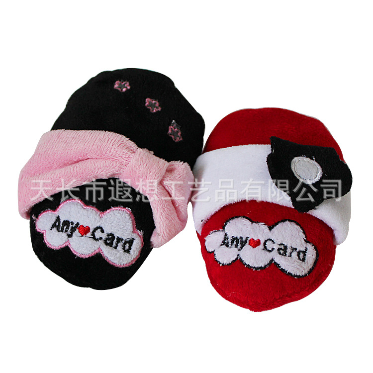 Interactive slippers flower-shaped with bow