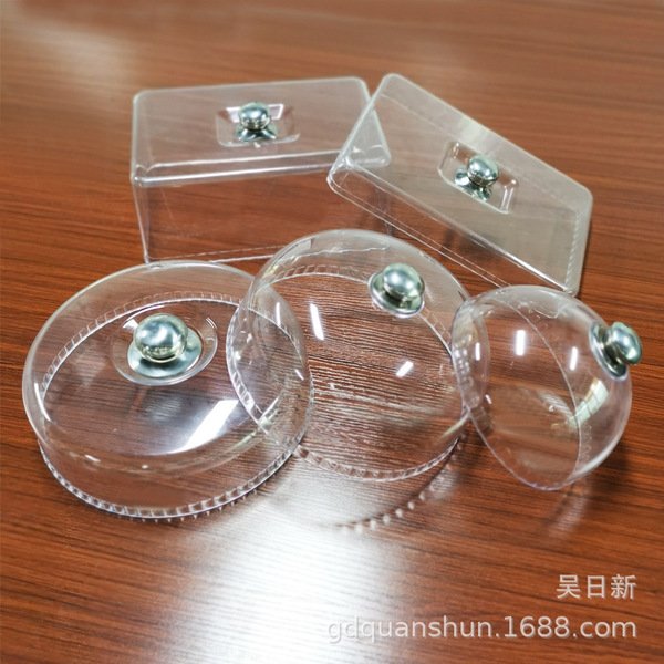 Plastic transparent cover supermarket tasting dust-proof visual…