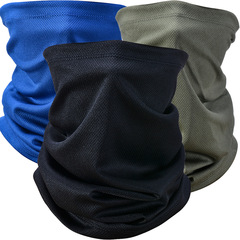 Manufacturer Outdoor Sports Quick-Drying Sun Protection Cycling Face Mask Filtration Breathable Neck Gaiter Mesh Face Scarf Headband