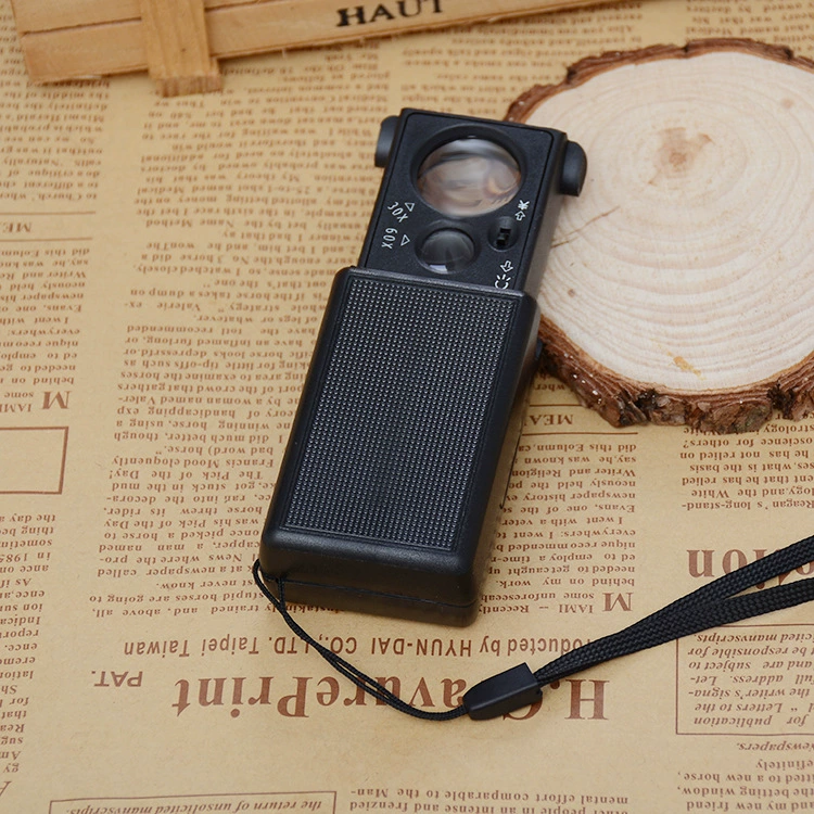 Jinghui производитель со светодиодной подсветкой детектор денег фиолетовый свет 30 раз 60 раз портативное тяговое мощное ювелирное увеличительное стекло 9881