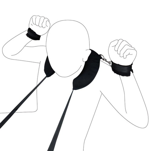 SM leg strap training teasing play position adult novelty products binding restraint strap pillow sexual products